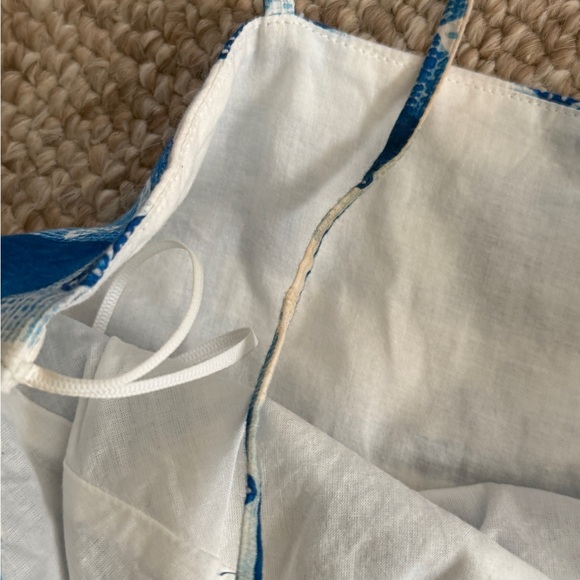 Rachel Antonoff Gwen seafood tower Blue and White Dress - Picture 7 of 7